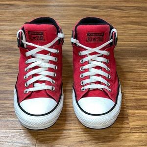 Converse Chuck Taylor All Star Red and Black Size 8 Womens/ 6.5 Mens
